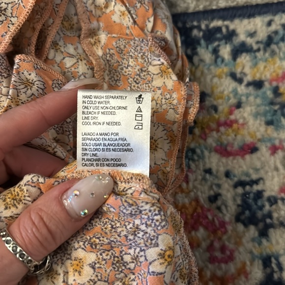 Patrons of Peace // flowered flowy skort - Picture 5 of 6